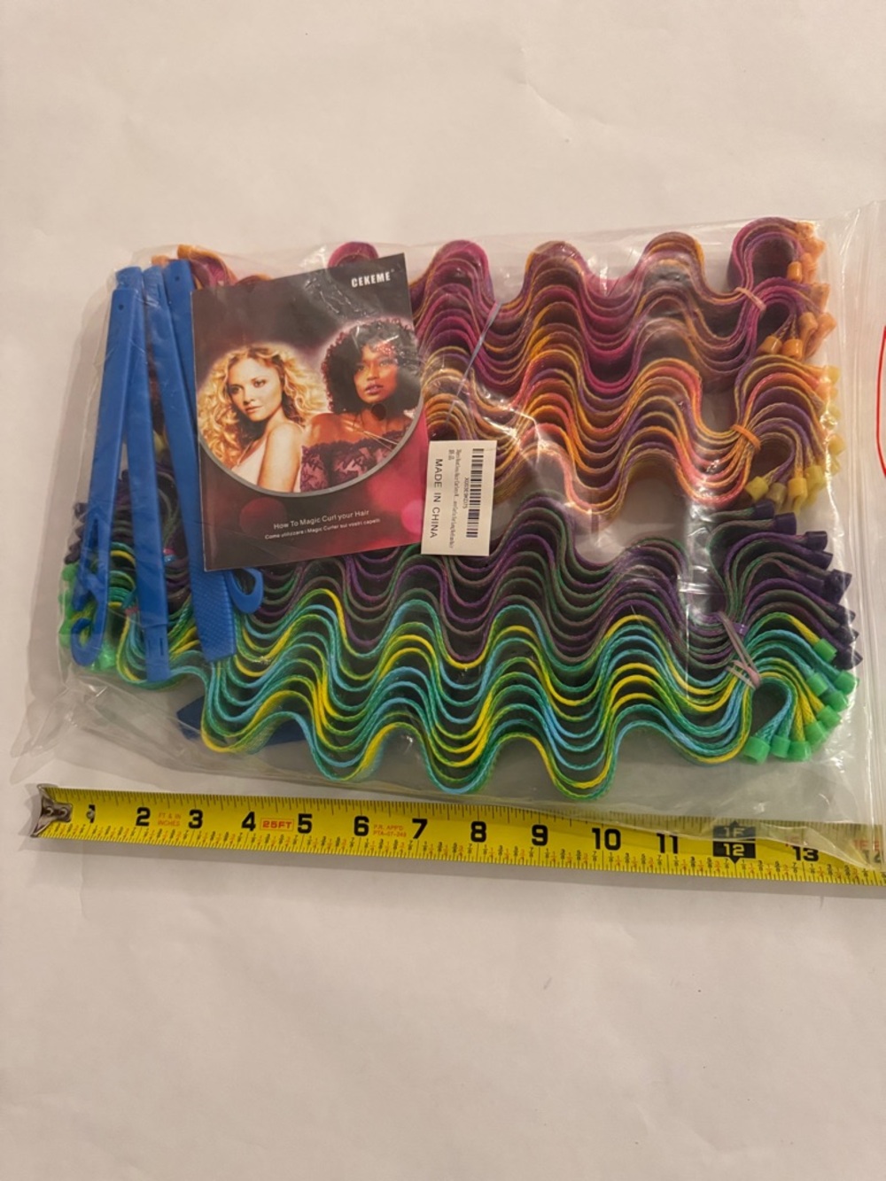 Multicolor Spiral hair curlers NEW